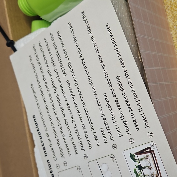 Glass Terrarium Set with Wooden Stand - Picture 5 of 5